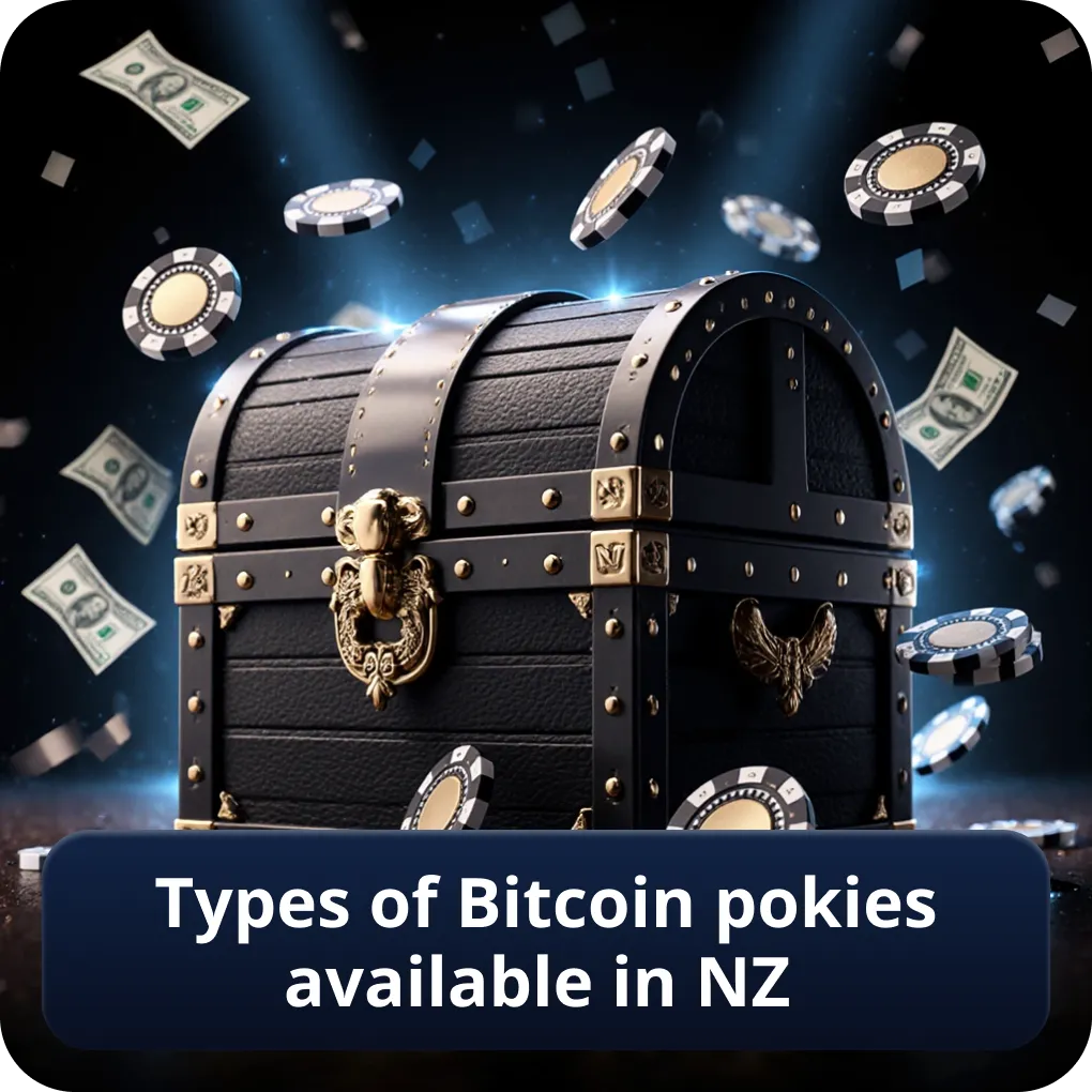 Types of Bitcoin pokies available in NZ