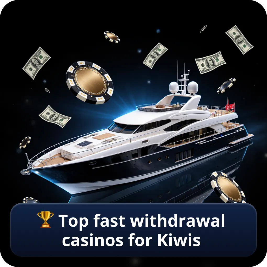 🏆 Top fast withdrawal casinos for Kiwis