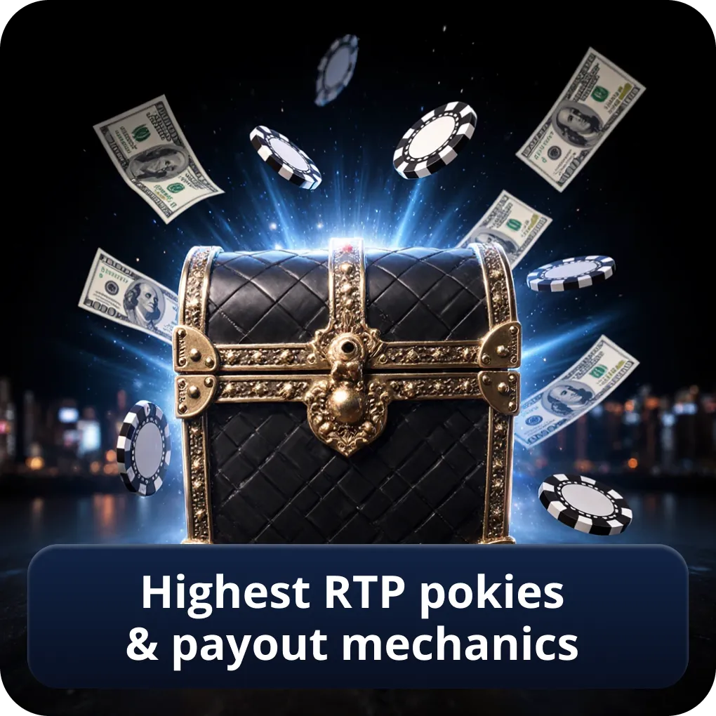 Highest RTP pokies & payout mechanics