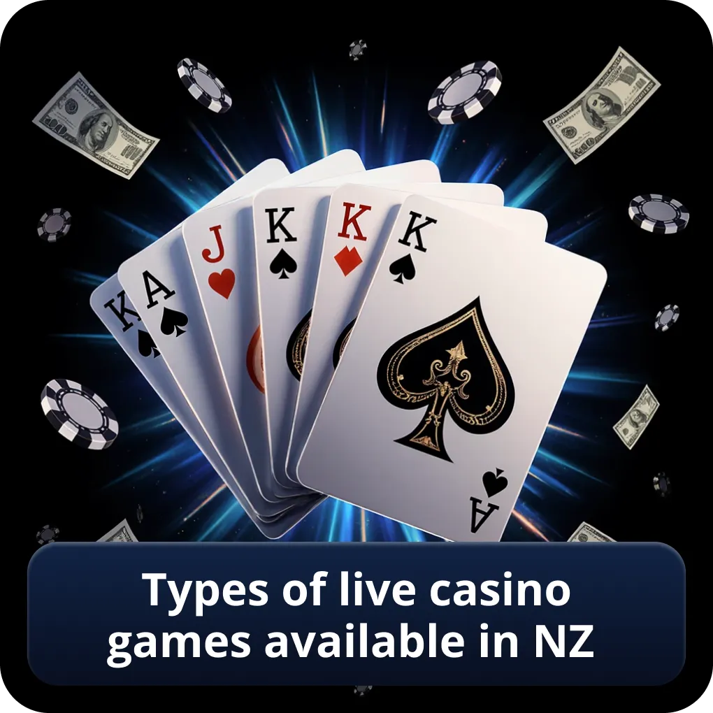 Types of Live Casino Games Available in NZ