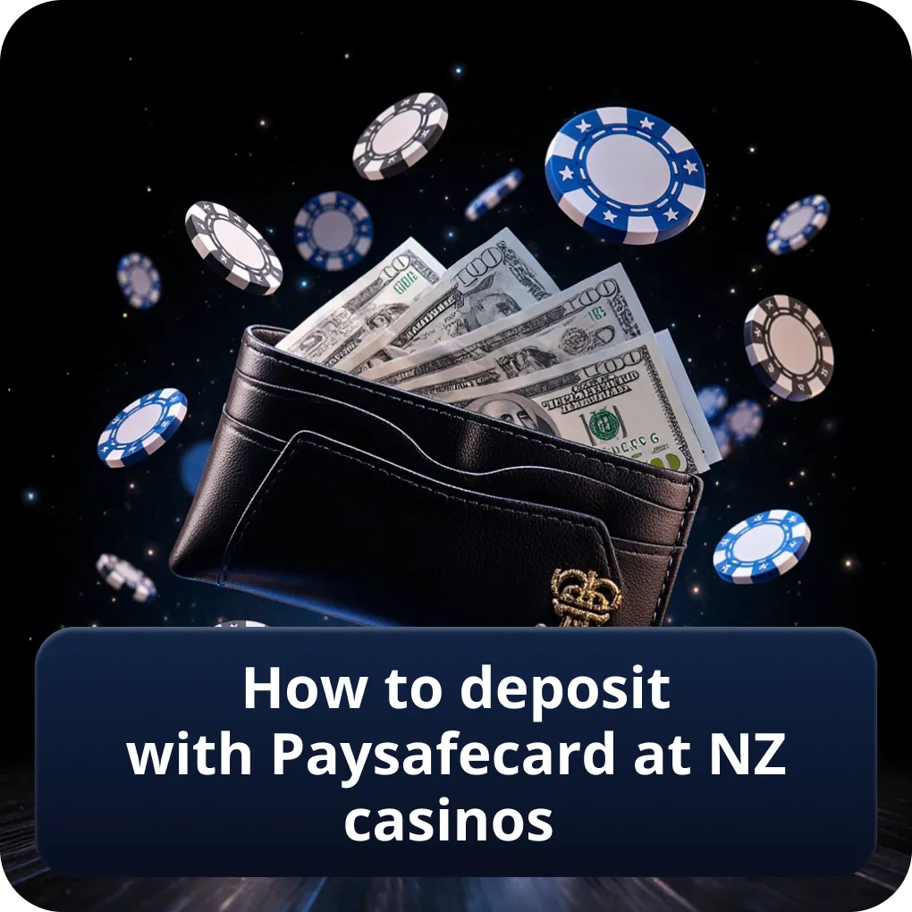 How to deposit with Paysafecard at NZ casinos