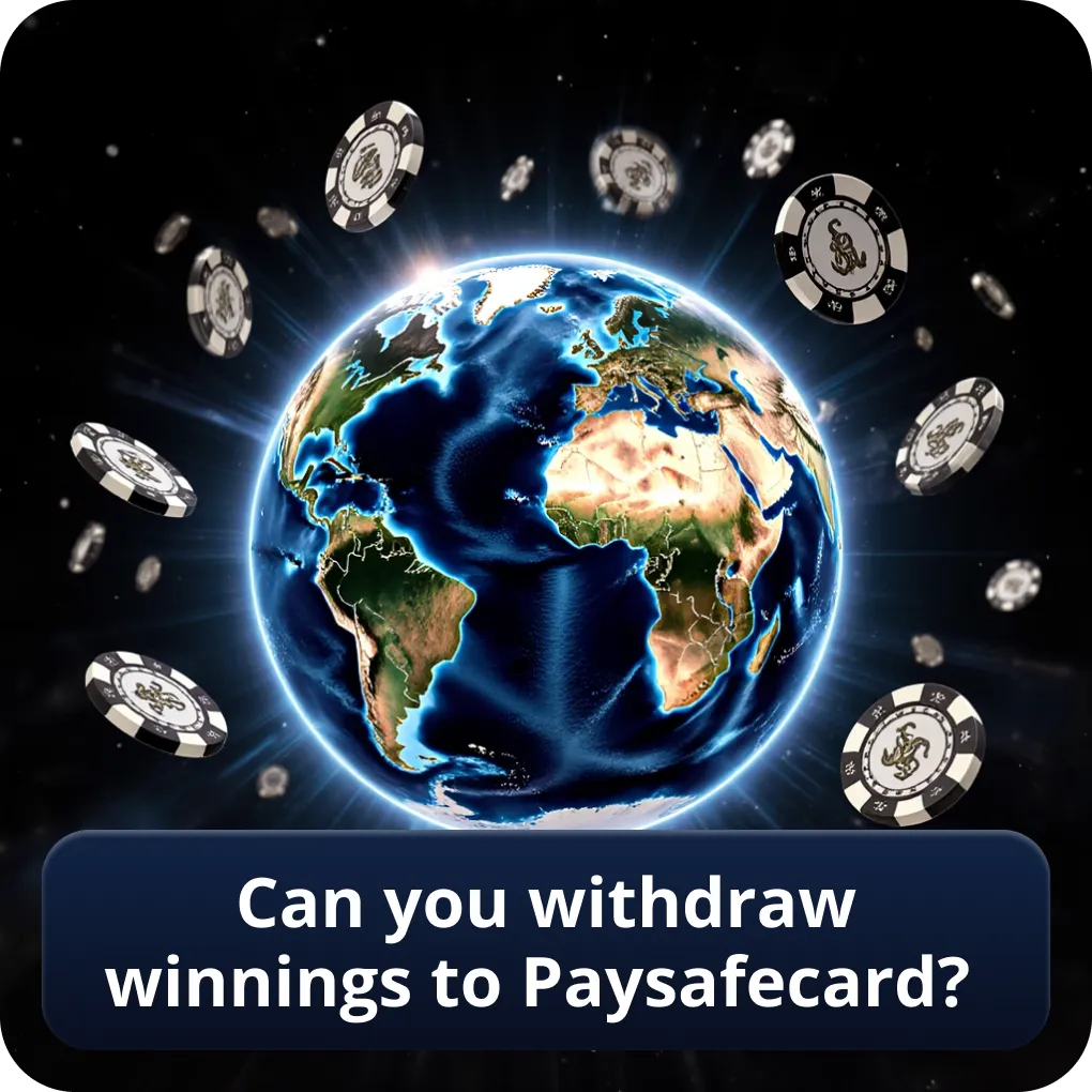 Can you withdraw winnings to Paysafecard?
