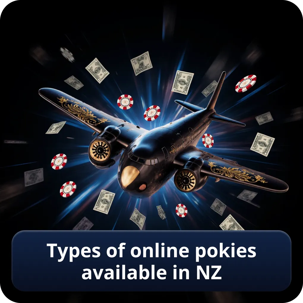Types of online pokies available in NZ